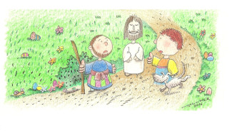 Zeichnung Eine Begegnung